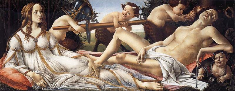 Sandro Botticelli Venus and Mars Spain oil painting art